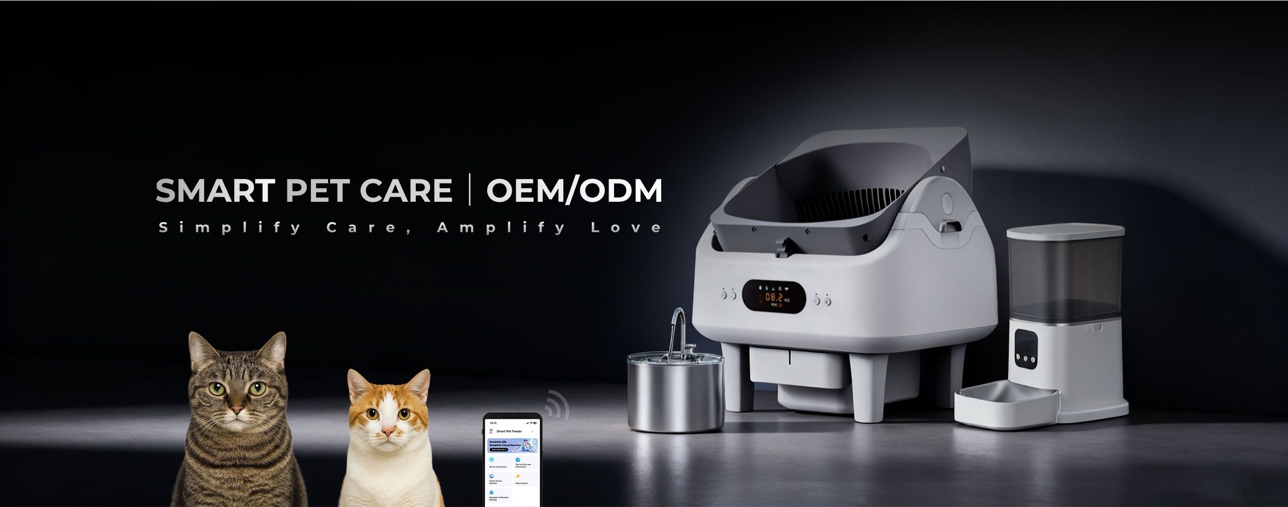 Smart pet care OEM/ODM solutions for global pet brands